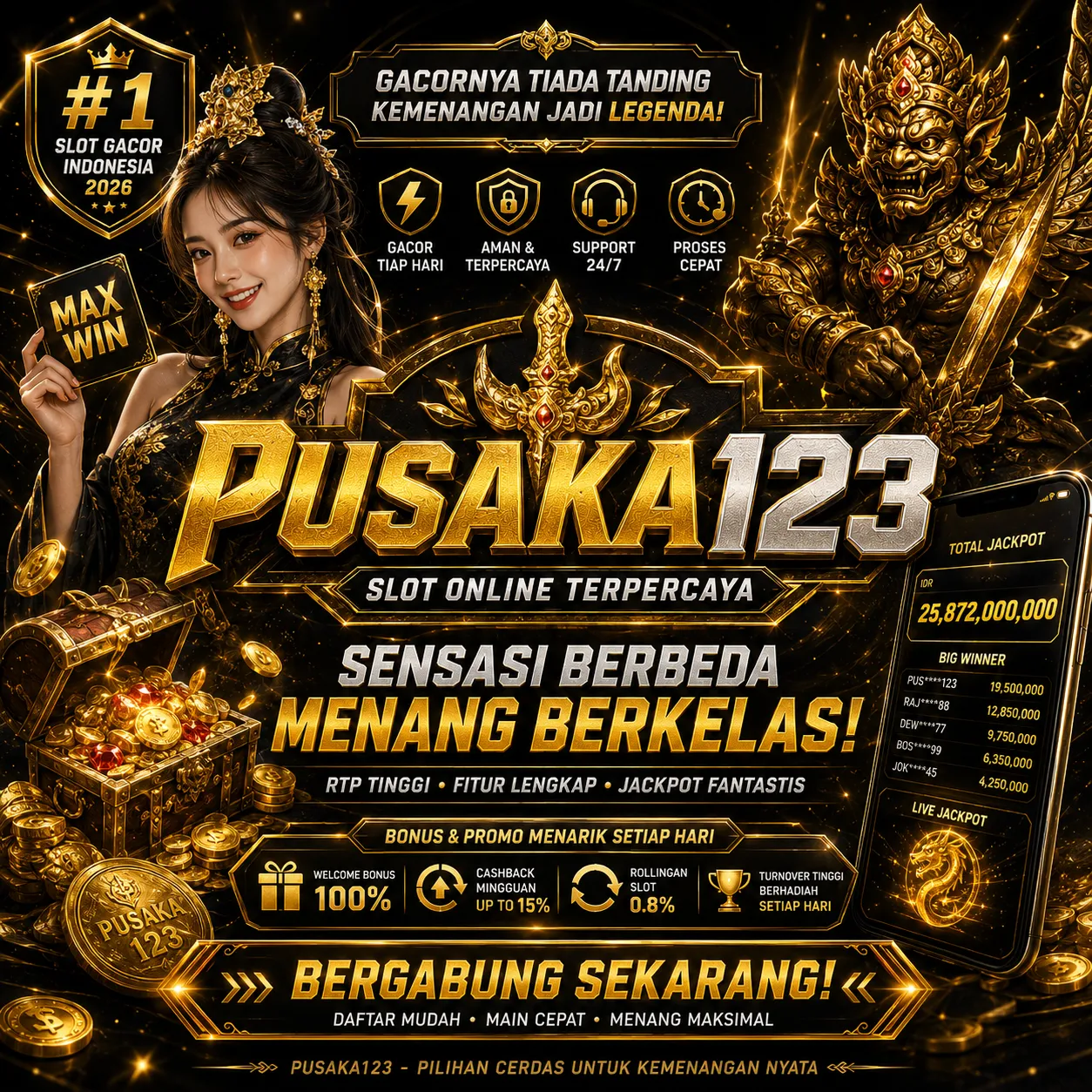 PUSAKA123 Banner